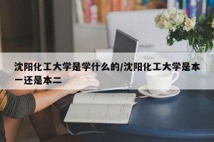 沈阳化工大学是学什么的/沈阳化工大学是本一还是本二